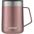 thumbnail image 1 of Contigo Streeterville Tasse de Voyage en Acier Inoxydable avec Couvercle Anti-Éclaboussures, Gobelet à Isolation sous Vide pour Café et Thé avec Poignée et Base Antidérapante pour Empêcher le Glissement, Pinson, 14 oz (414 ml), 1 of 7