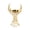 Gold, variant on SDFGTstore Unique Moon Tower Design Metal Candelabra For Festives Tabletop Or Shelf Display