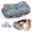 Gray, variant on Alupssuc Cervical Neck Pillows, Memory Foam Pillow with Cooling Silk Case for Neck & Shoulder Pain Relief, Side & Back & Stomach Sleepers