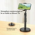 thumbnail image 3 of Lifetechs Mobile Phone Holder Universal Table Cell Phone Stand Retractable Adjustable Phone Mount for Live Broadcast Video, 3 of 8