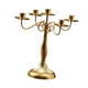 thumbnail image 5 of Candelabro de varios brazos, candelabro decorativo para mesa de comedor, cónico para club, repisa de Halloween Oro con 5 brazos, 5 of 8