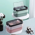 thumbnail image 2 of kurtrusly Stainless Steel Lunch Box Large Capacity Portable Thermal Food Storage Container Student Lunchbox for Outdoor Camping, 2 of 6
