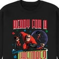 thumbnail image 3 of Disney The Incredibles - Holiday - Ready For A Super Christmas - Men's Crew Neck Fleece Pullover, 3 of 5
