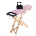 thumbnail image 4 of Muebles de Lavandería Modelo de de Planchar y Planchado Color Rosa Sunnimix Tablero de planchado de casa de muñecas, 4 of 8