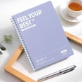 thumbnail image 6 of Ngheia Minimalist Light Purple Notebok, 120 Page Lined Diary for Worker Appreciation & Colleague Journal 3Pcs Subject Noteboks Soft Spiral Lined Notebok, 6 of 6