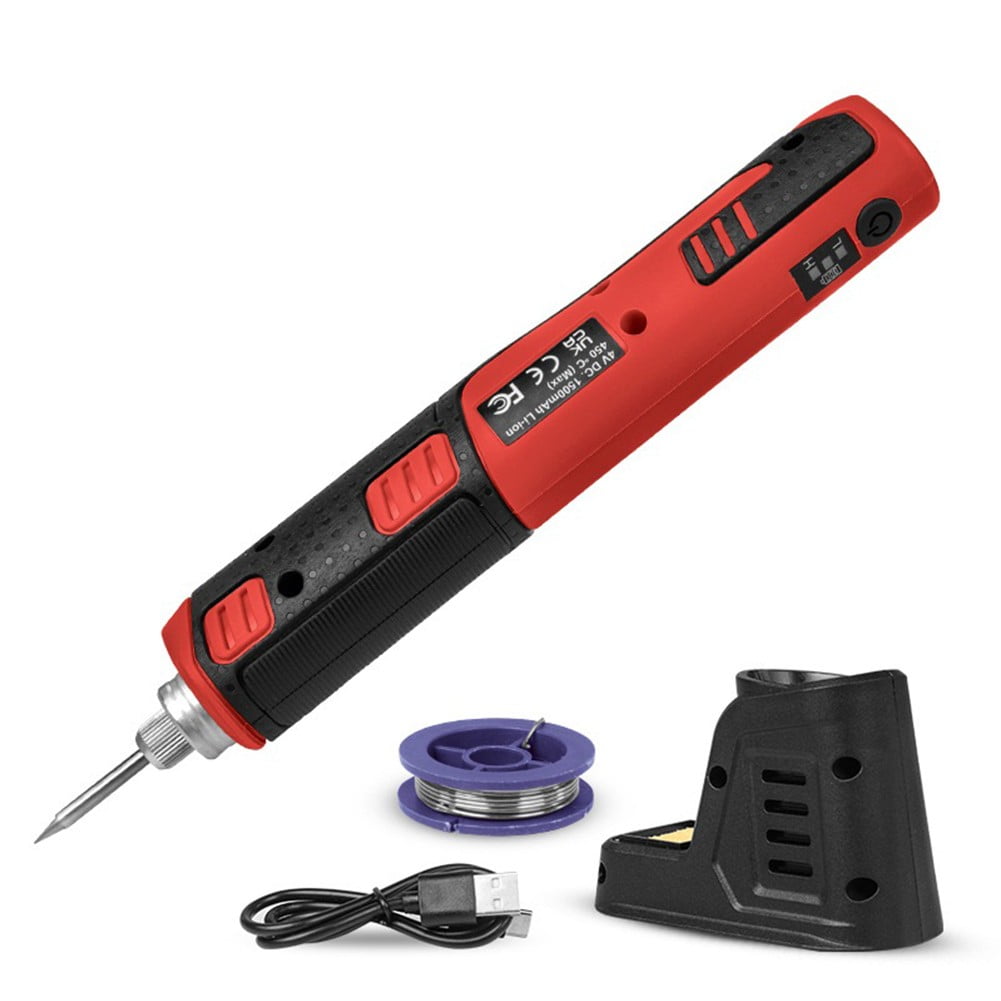 CPAN 1500mAh Electric Soldering Iron Cordless Tin Welder Welding Machine USB Charging