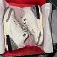 thumbnail image 2 of Ni - ke Size 5.5 - Air Jordan 3 Retro GS White Cement Reimagined Men's Shoes, 2 of 5