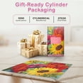 thumbnail image 5 of Floral Pink Sky 1000 Piece Jigsaw Puzzle in Rectangular Tube, 5 of 7
