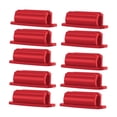 thumbnail image 1 of 10x Portalápices de silicona Cola Clip de lápiz confiable para portapapeles Oficina rojo titular de la pluma, 1 of 8