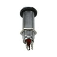 thumbnail image 3 of 4X 1/4 de Pulgada Cromo Cilindro Enchufe de Montaje Insertado de Guitarra Electrica Guitarra Bajo, 3 of 5