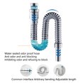 thumbnail image 2 of Drain Downspout Rallonge Connecteur Pop Up Drain Bouchon de Presse Rebond Désodorisation Drain Évier pour la Maison Blanc, 2 of 9