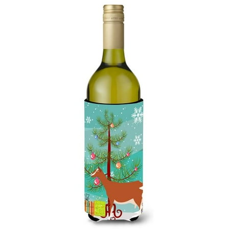

Toggenburger Goat Christmas Wine Bottle Beverge Insulator Hugger