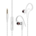thumbnail image 2 of Auriculares deportivos de 3,5mm, auriculares súper estéreo a prueba de sudor, auriculares para correr con micrófono, auriculares con gancho para la oreja, 2 of 8