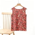 thumbnail image 4 of HAiming Womens Thermal Tank Tops Floral Print Sleeveless Base Layer Vest Seamless Crewneck Warm Winter Tees, 4 of 9