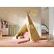 thumbnail image 4 of 2-in-1 para niños couch: comfy para niños pequeños couch that folds out into a convertible sofa to lounger, foam chair con soft sherpa, rosa crown grande, great gift para girls y boys, 4 of 7