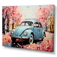 thumbnail image 2 of Designart "Soft Hue Retro Pink Car Journey I" Car Vintage Wall Decor, 2 of 7