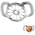 thumbnail image 1 of Cortr de manzana profesional de acero inoxidable para manzanas, cortr, divisor, cuña con asa, cómodo de usar, cortr de tomate para ahorrar tiempo (estilo A-12 rebanadas), 1 of 2