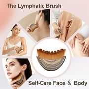 Natural Lymph Facial Brush. Profile Facial Brush, Lower Jaw Lymph Brush, New Type Lymph Facial Drainage Massager. Profile Massager. Facial Lymph Drainage Massager. A soft drainage massager suita(2pc)