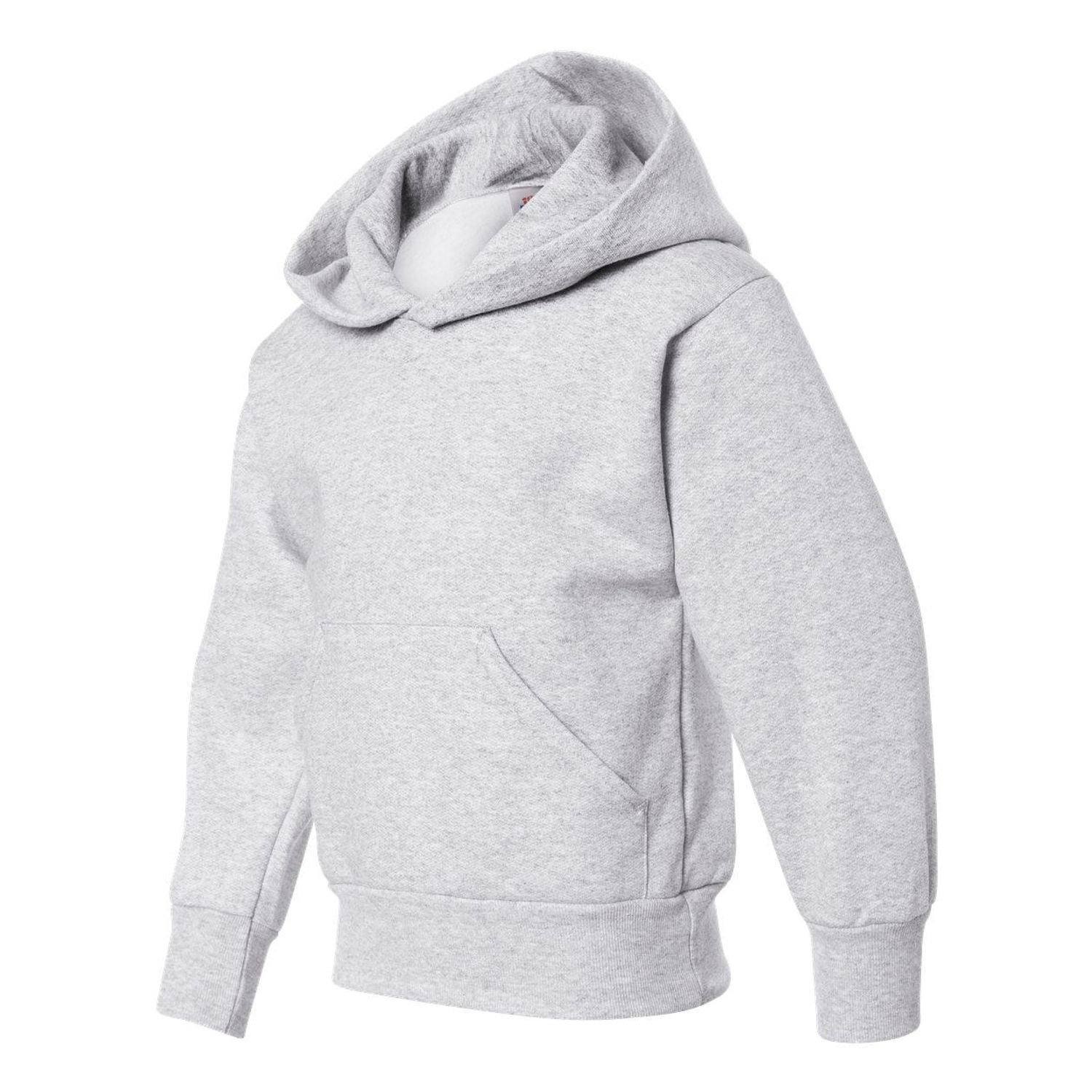 Hanes EcoSmart Kids' Fleece Pullover Hoodie Ash M