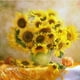thumbnail image 1 of Pintura de diamantes 5D DIY Girasoles Bordado de diamantes de imitación Taladro completo Gema, 1 of 8