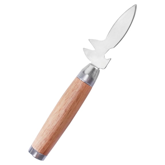 HOKARUA Oyster Shucking Knife Oyster Shucker Oyster Knife with Wood-handle Oyster Shucking Tool
