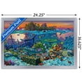 thumbnail image 3 of Wil Cormier - Coral Reef Wall Poster, 14.725" x 22.375", Framed, 3 of 3