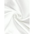thumbnail image 5 of DARING DIVA Silky Short Sleeve Shorts Button Down  Satin Pajamas Set L White, 5 of 6