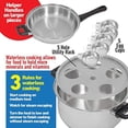 thumbnail image 4 of B&F Maxam Ensemble de Batterie de Cuisine Sans Eau 17 Pcs, Acier Inoxydable, 4 of 9