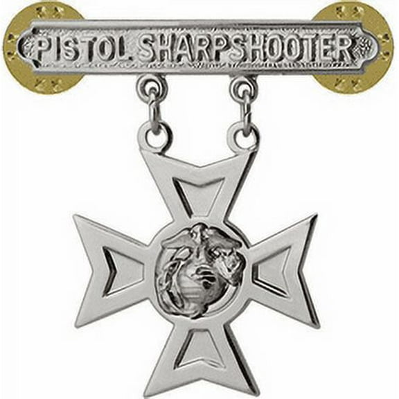 Marine Corps Qualification Badge - Pistol Sharpshooter