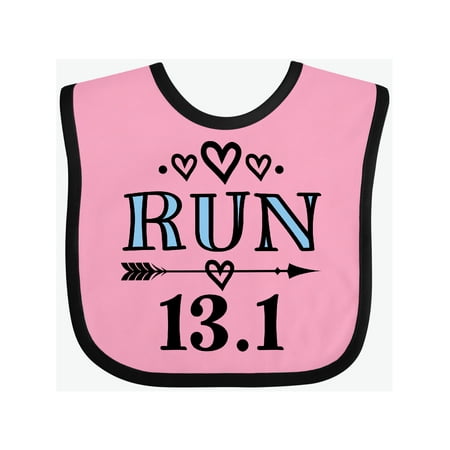 

Inktastic Running Half Marathon Run Gift Baby Girl Bib