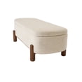 thumbnail image 5 of Better Homes & Gardens Adlin Storage Bench, Cream Boucle, 5 of 6