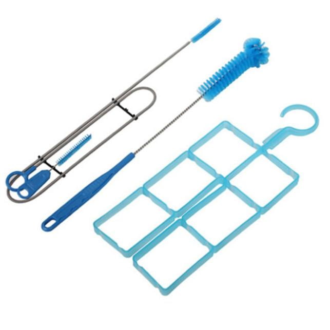 Hydration Pack Cleaning Kit Brushes & Hanger For Camelbak Platypus Bladder Tube 