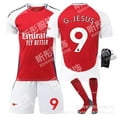 thumbnail image 2 of Maillot Domicile Arsenal 7 Saka 8 Odegaard 9 Jesus Adulte Enfant, 2 of 4