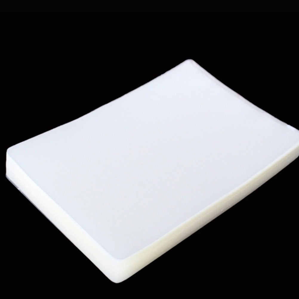Masteelf 100 Pcs Laminating Pouches Photo Sealing Film Size 7 White