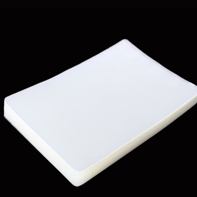 DEEPCRAFF 100Pcs White Thermal Laminating Sheets Waterproof Antireflective Photo Protection Cover