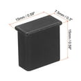 thumbnail image 2 of 25pcs Laptop USB Port Plugs Covers Caps Plastic Anti Dust Protector for USB Male End, Black, 2 of 4