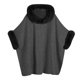 thumbnail image 1 of Abrigos para mujer, moda informal, lisos, para mantener el calor, blusas holgadas, abrigos con capucha, top de poliéster para mujer, 1 of 2