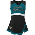 thumbnail image 2 of Girls Infant Black Jacksonville Jaguars Cheer Captain Jumper Dress, 2 of 4