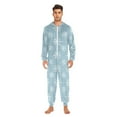 thumbnail image 3 of FORMRS Onesies Pajama for Adults Unisex Hoodie Winter Jumpsuit One Piece Sleepwear, Sizes S-2XL, Gray Snowflake, 3 of 7