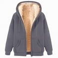 thumbnail image 5 of Towmus Zip up Hoodies for Women Oversized Solid Color Hood Sweatshirt Warm Winter Coats with Pockets S-3XL, 5 of 5