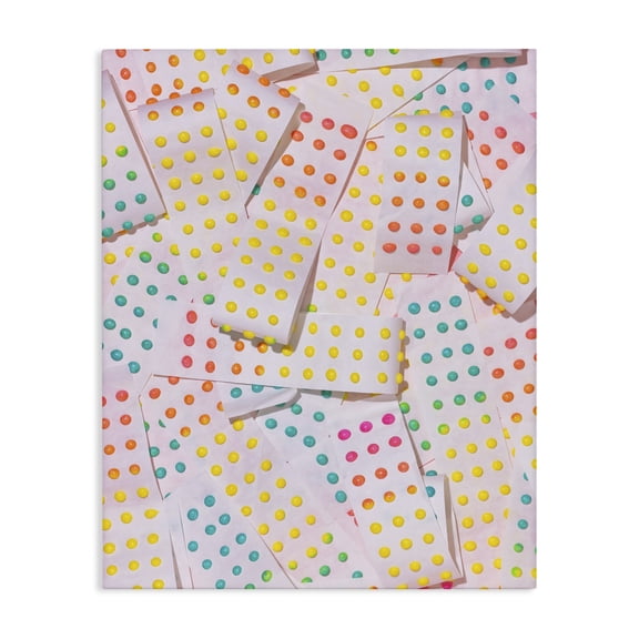 Stupell Industries Retro Color Candy Dots Canvas Wall Art, design by LISH Creative