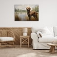 thumbnail image 4 of Stupell Industries Coastal Retriever Dog & Pond Canvas Art, 36 x 24, by Petals Prints Design, 4 of 8