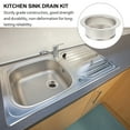 Stainless Steel Drain Hole Food Gasket Sink Disposal Replacement Waste