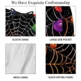 thumbnail image 4 of luoweisi Men's Beach Shorts Quick Dry Swim Trunks with Mesh Lining Halloween Spider Web M, 4 of 5