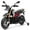 Black, variant on Gymax 12V Licensed Kids Ride On Motorcycle w/ Headlight Training Wheel Red