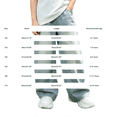 thumbnail image 4 of UACY Boys Baggy Jeans Preppy Y2K Vintage Straight Wide Leg Denim Pants Teen High Waisted Loose Trousers (Blue, 8-9 Years), 4 of 9