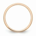 thumbnail image 2 of 10K Rose Gold 1.2mm Half Round Satin Stackable Band - Size 7.5, 2 of 3