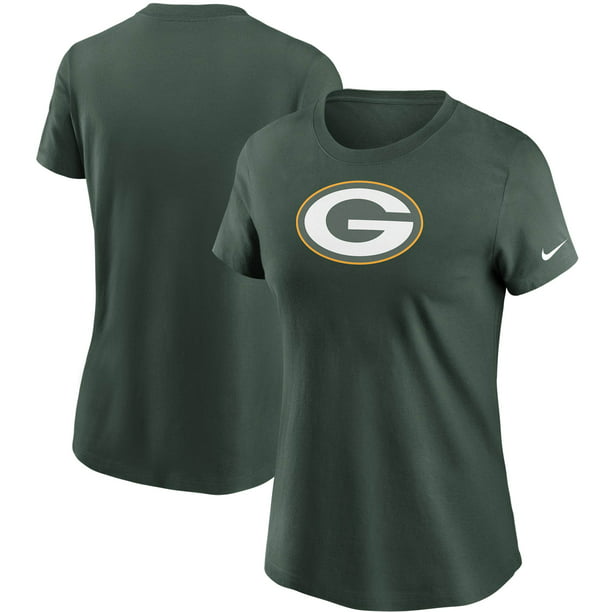 غسول نيفيا الوردي Women's Nike Green Green Bay Packers Logo Essential T-Shirt غسول نيفيا الوردي