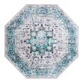 thumbnail image 3 of Unique Loom Yara Collection Area Rug - Sunil (7' 10" Octagon Aqua Green/Blue), 3 of 7