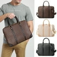 thumbnail image 6 of Designer Laptop Briefcase,Unisex Fashion Hand Bag with Geometric Pattern,Fits 15.6inch Laptop Business Messenger Bag with Shoulder Strap, 6 of 7